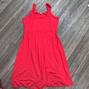Old Navy Red Tank Top Dress